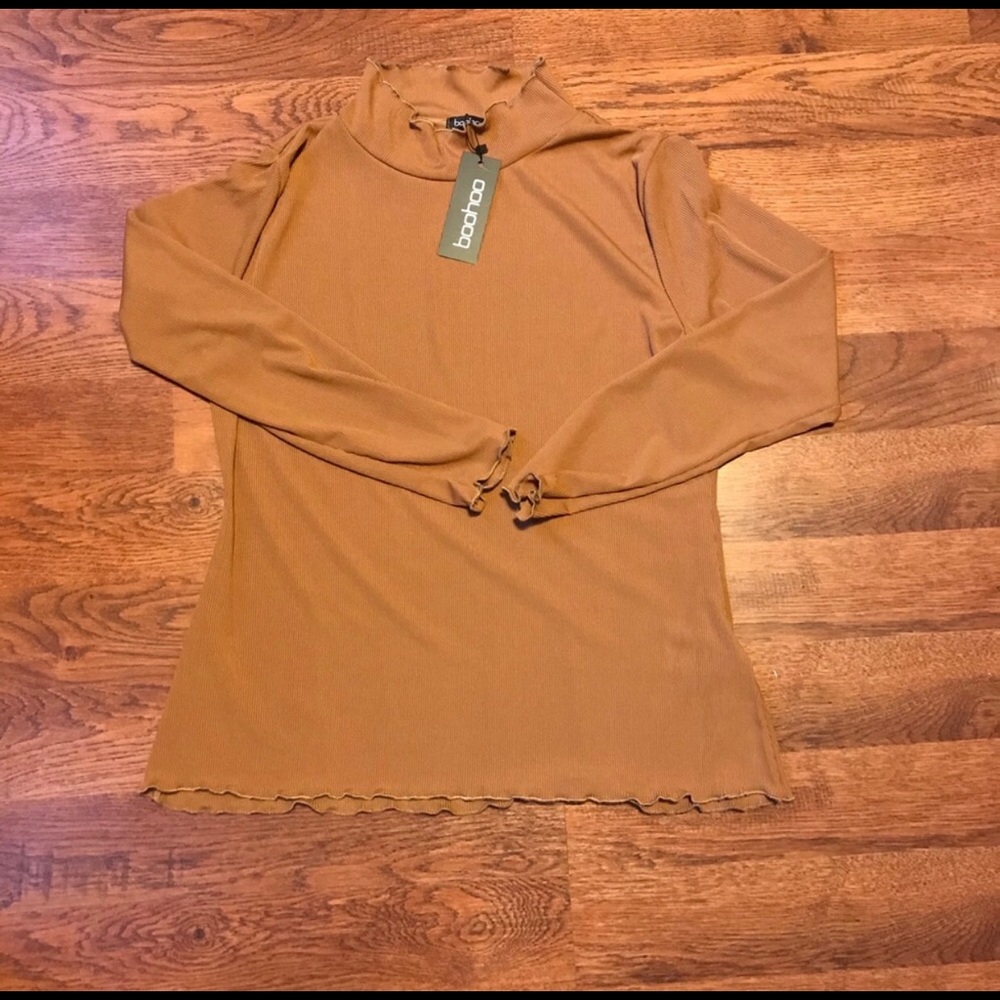 Boohoo Plus Brown shirt